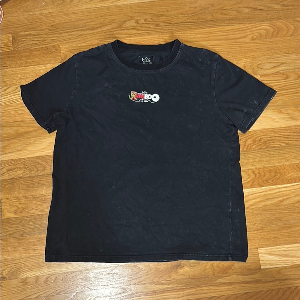 ranboo my beloved merch black graphic t shirt